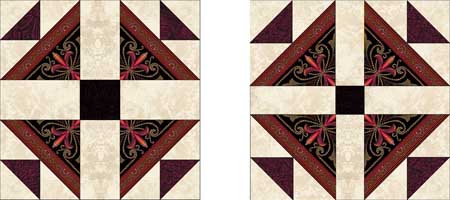 two blocks side by side